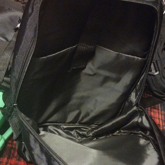 Sleek Black and Gray Backpackwith Laptop Or Tablet Compartment - Picture 6 of 11